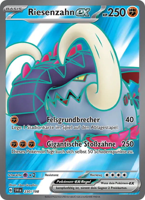 Riesenzahn-ex card image