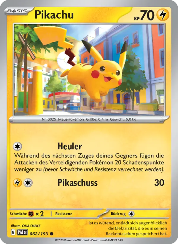 Pikachu card image
