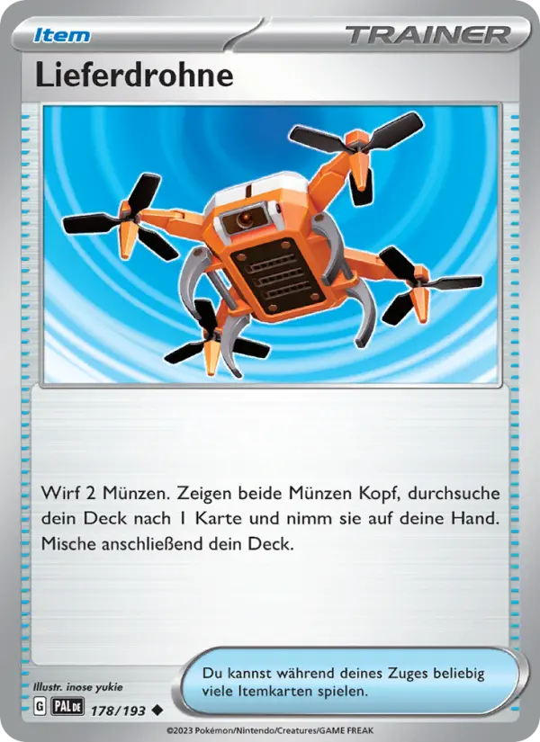 Lieferdrohne card image