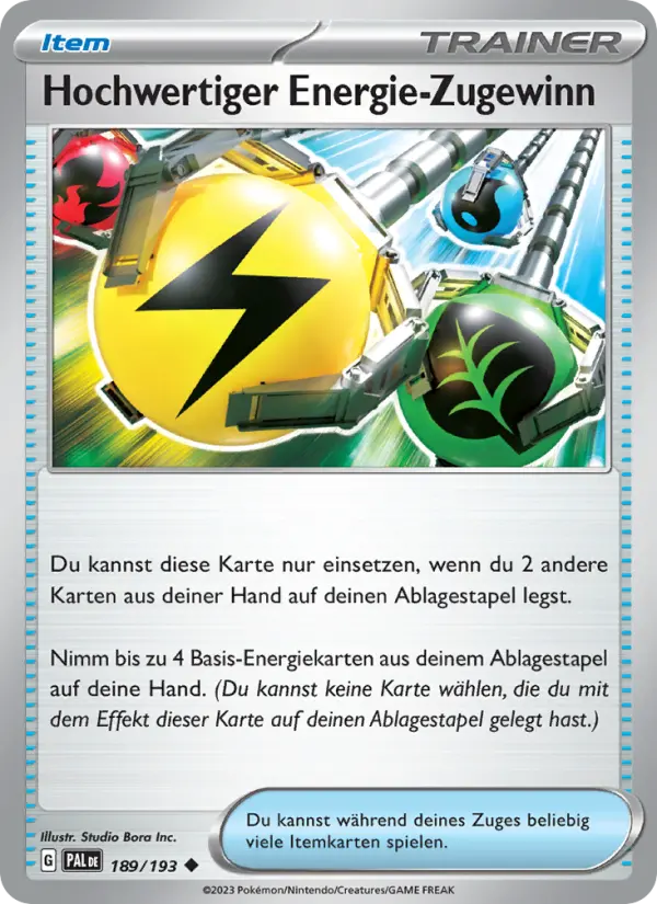 Hochwertiger Energie-Zugewinn card image