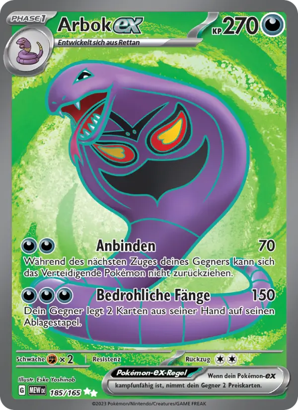Arbok-ex card image
