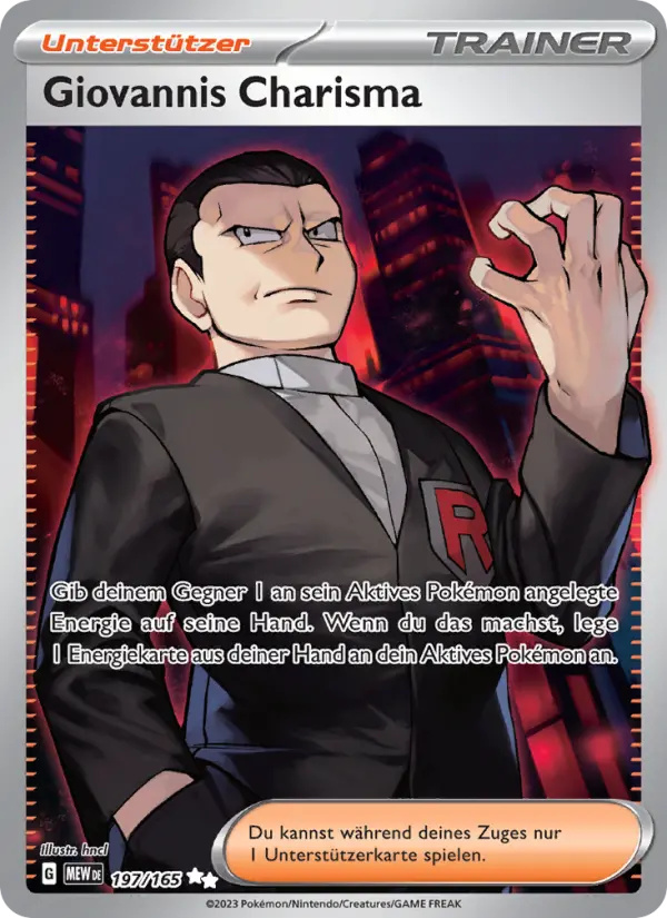 Giovannis Charisma card image