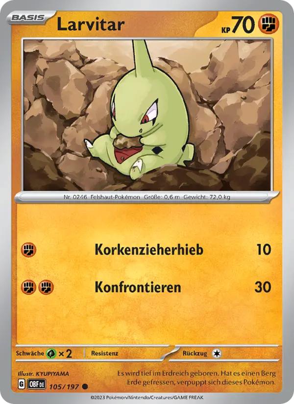Larvitar card image