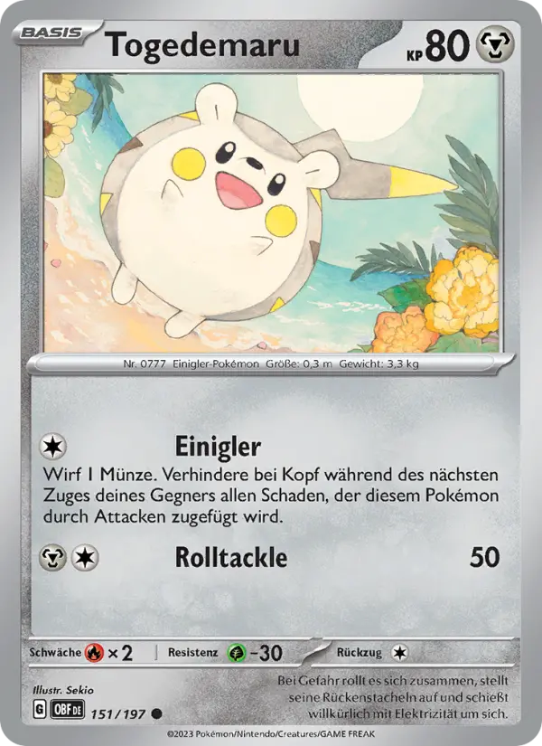 Togedemaru card image