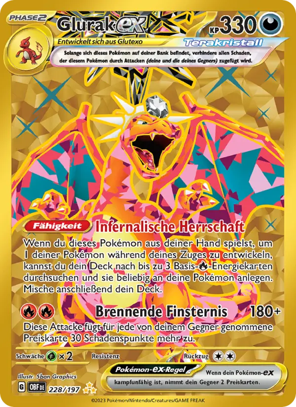 Glurak-ex card image