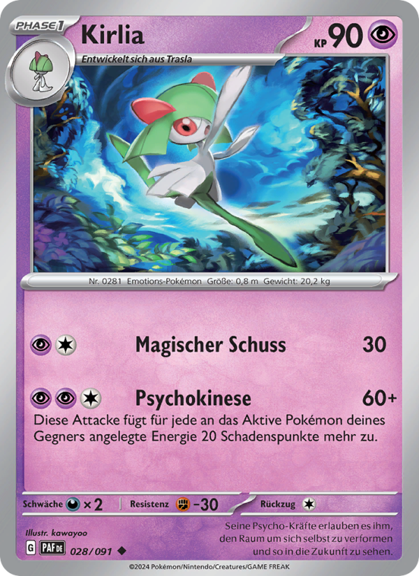 Kirlia from Paldeas Schicksale