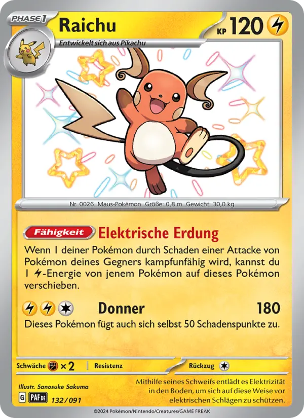 Raichu card image