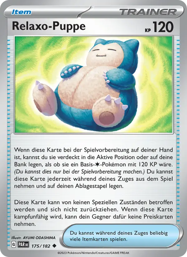 Relaxo-Puppe card image