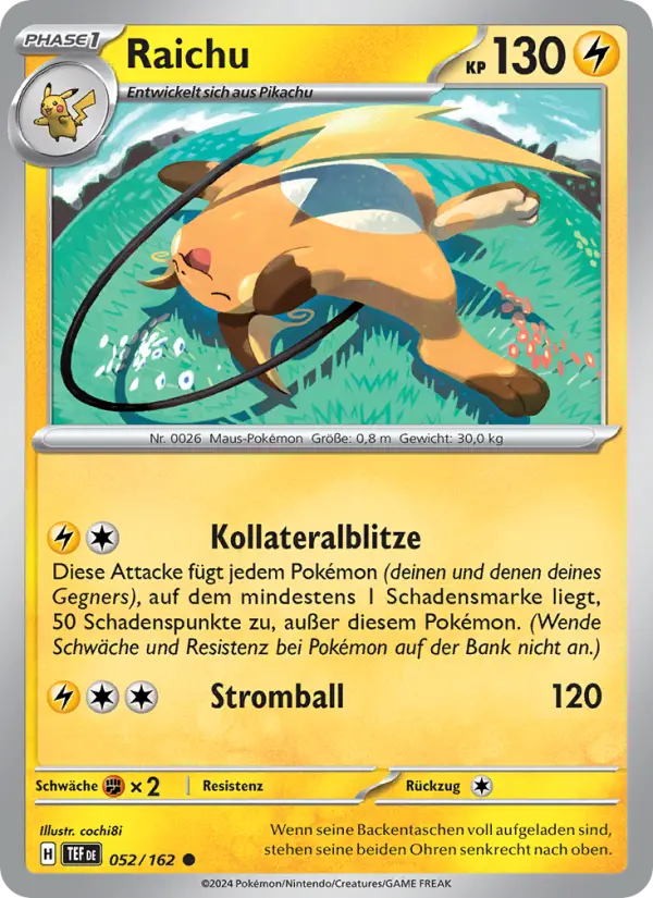Raichu card image