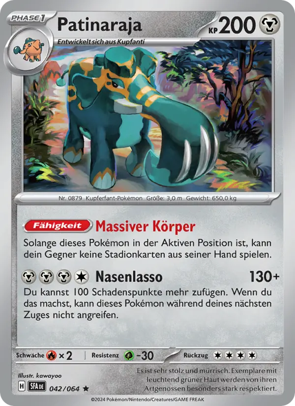 Patinaraja card image