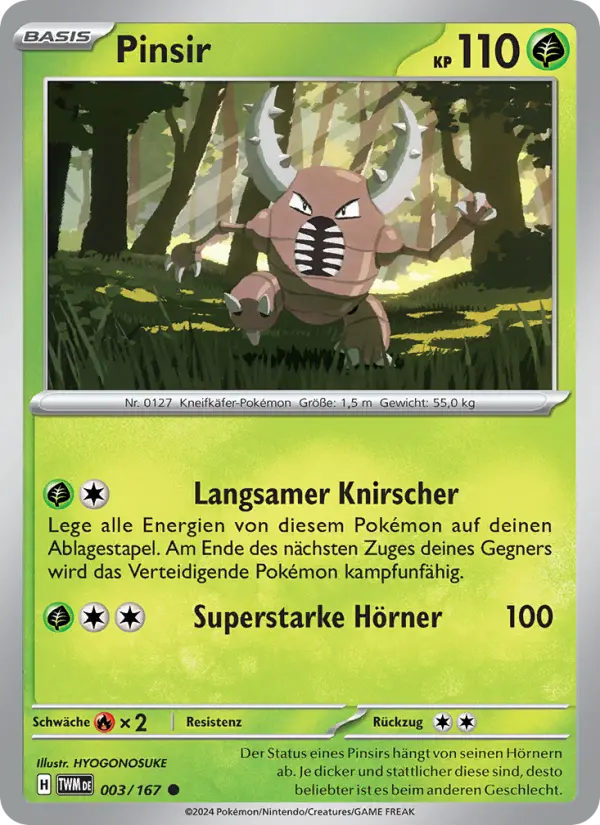 Pinsir card image