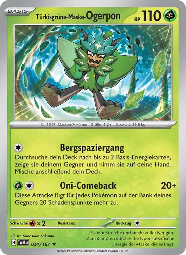 Türkisgrüne-Maske-Ogerpon card image