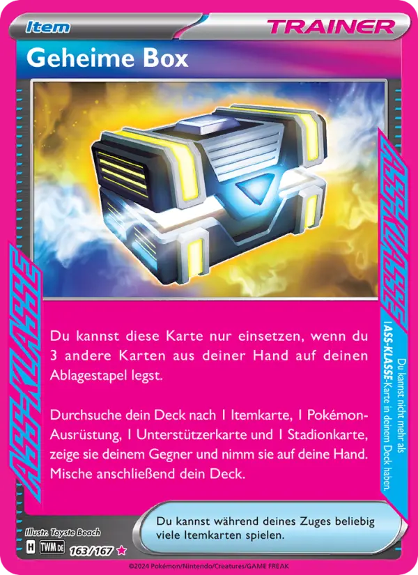 Geheime Box card image