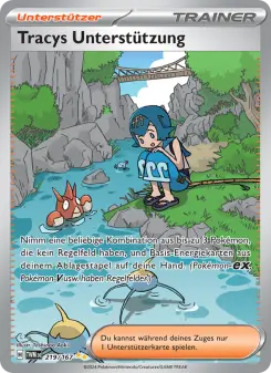 Tracys Unterstützung