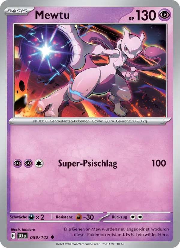 Mewtu card image