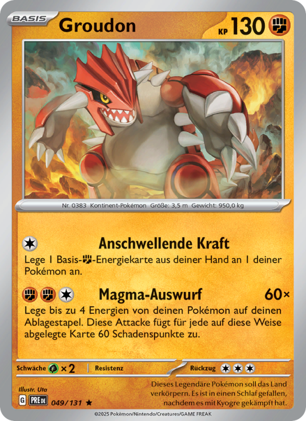 Groudon from Prismatische Entwicklungen