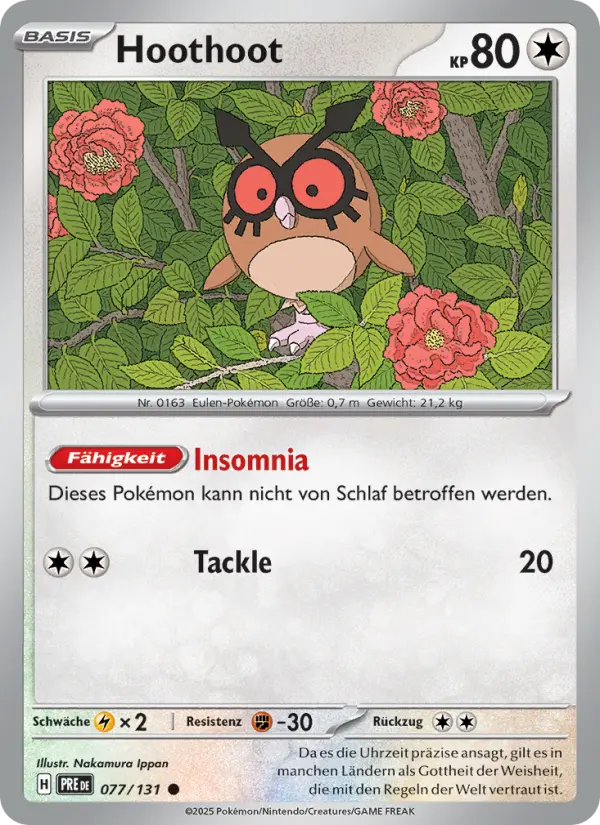 Hoothoot card image