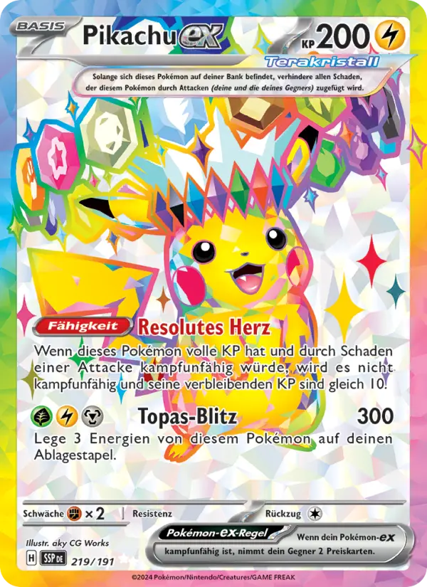 Pikachu-ex card image