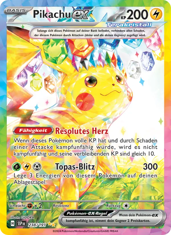 Pikachu-ex card image