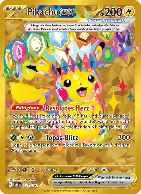 Pikachu-ex card image