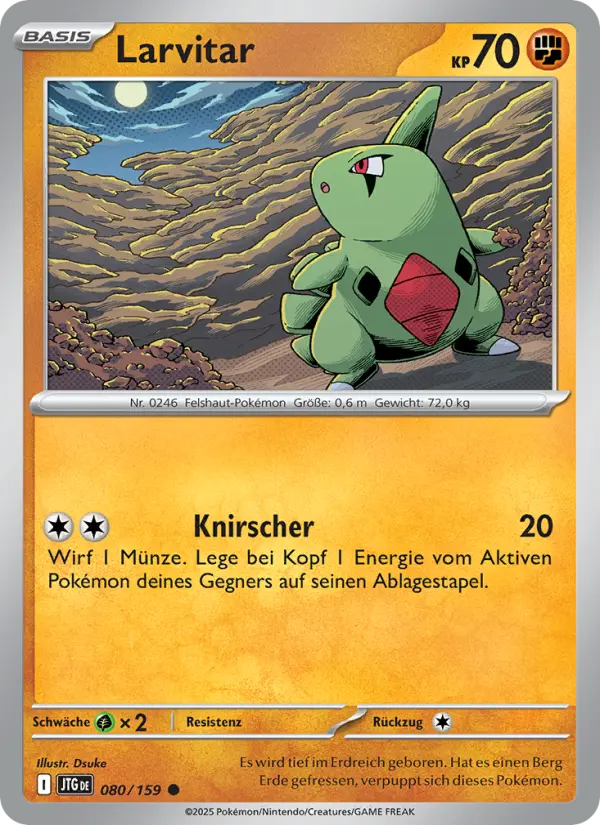 Larvitar card image
