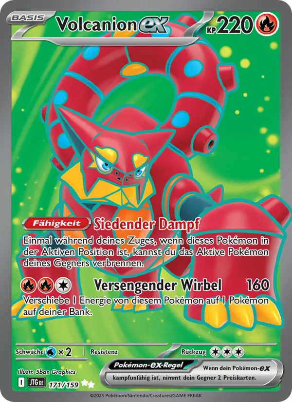 Volcanion-ex card image