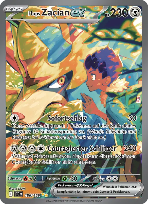 Hops Zacian-ex card image