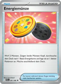 Energiemünze – Schwarze Blitze Nr. 081