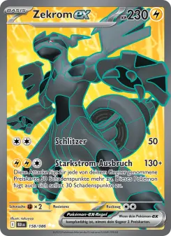 Zekrom-ex – Schwarze Blitze Nr. 158