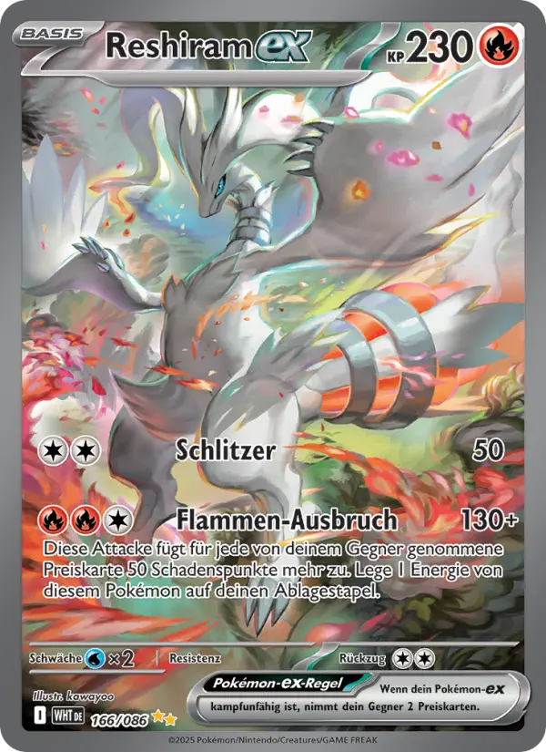 Reshiram-ex card image