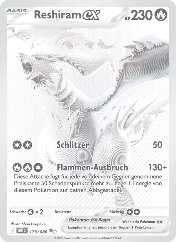 Reshiram-ex card image