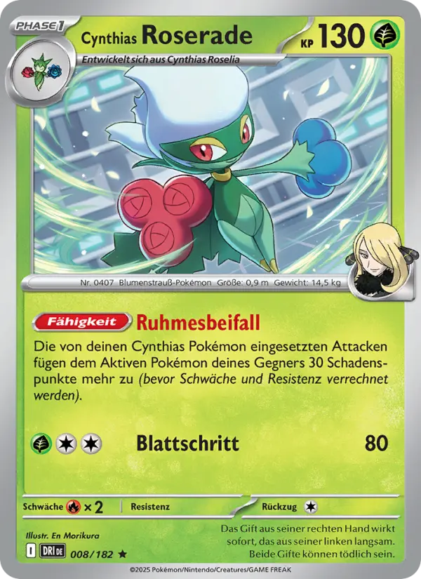 Cynthias Roserade card image