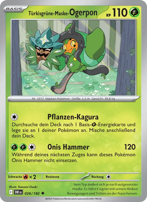 Türkisgrüne-Maske-Ogerpon card image