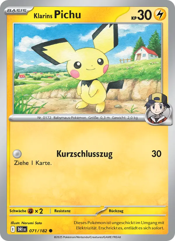 Klarins Pichu card image
