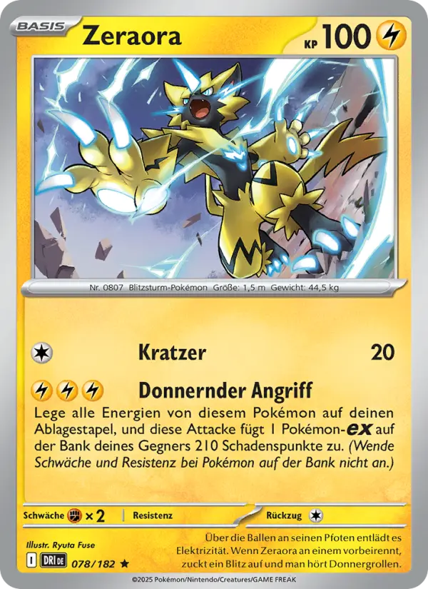 Zeraora card image