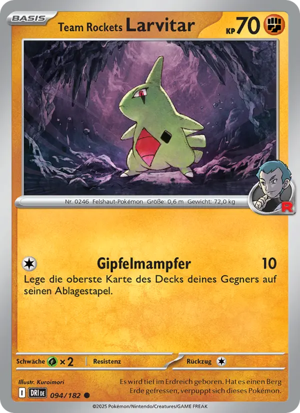 Team Rockets Larvitar card image