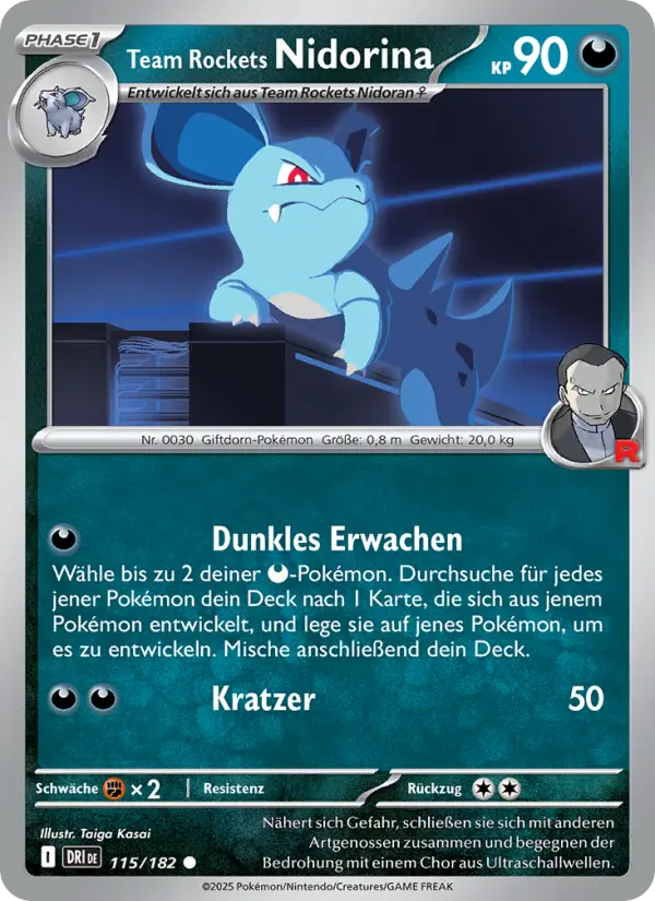 Team Rockets Nidorina card image