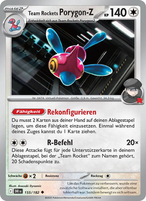 Team Rockets Porygon-Z card image
