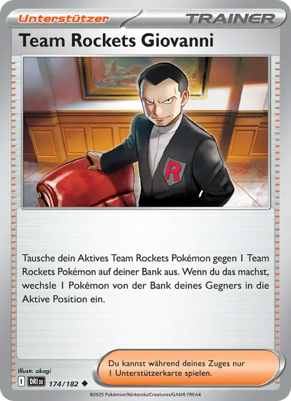 Team Rockets Giovanni card image