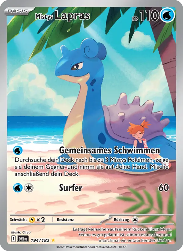 Mistys Lapras card image