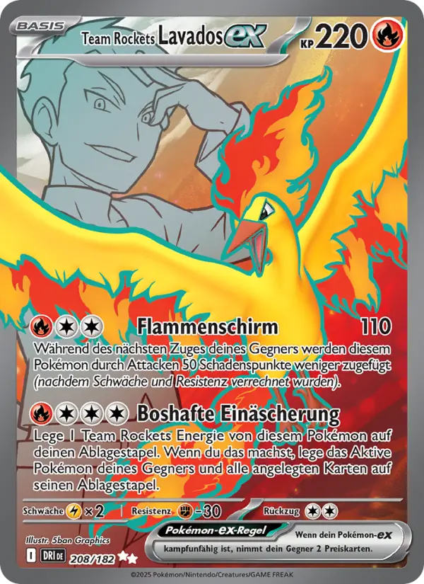 Team Rockets Lavados-ex card image