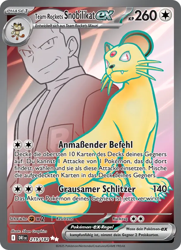 Team Rockets Snobilikat-ex card image