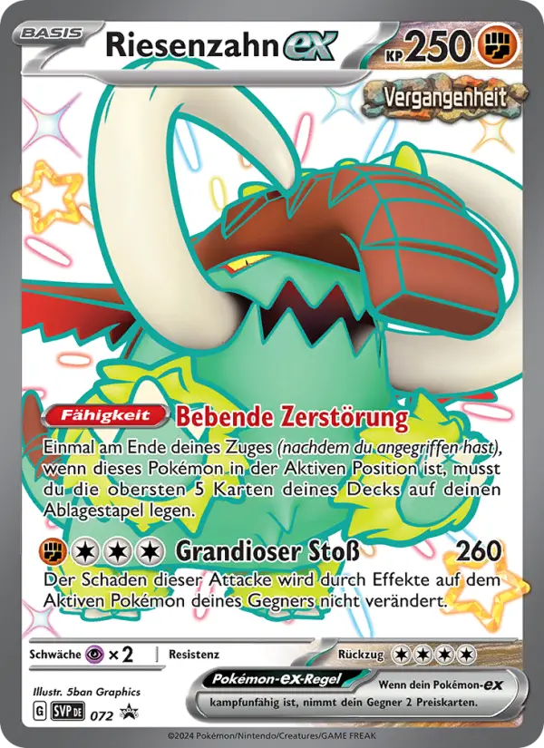 Riesenzahn-ex card image