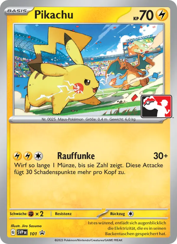 Pikachu card image