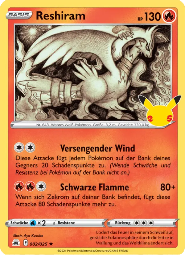 Reshiram card image