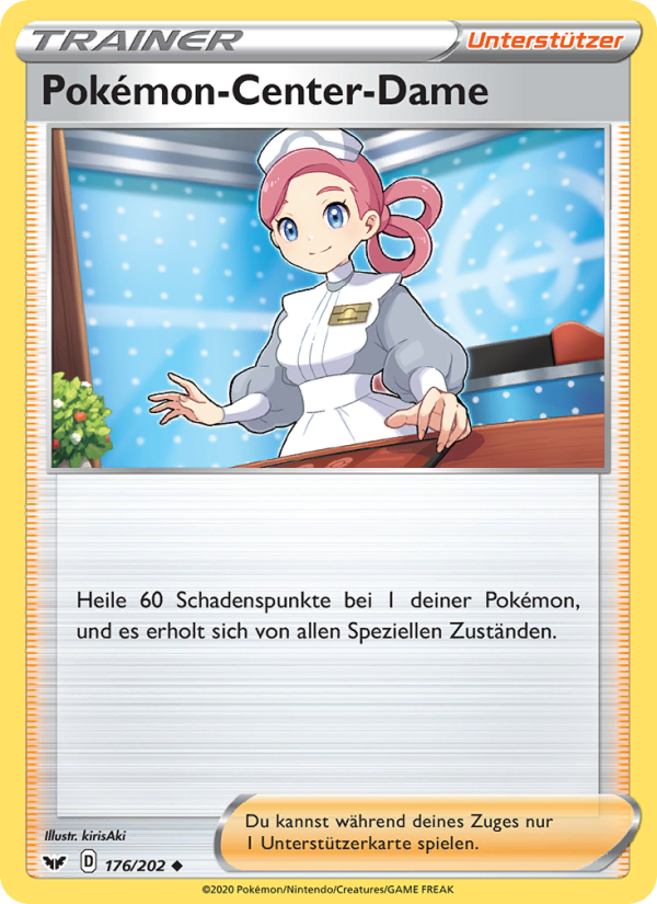 Pokémon-Center-Dame from Schwert & Schild