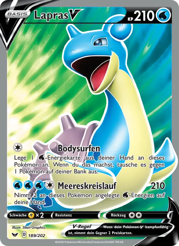 Lapras V card image