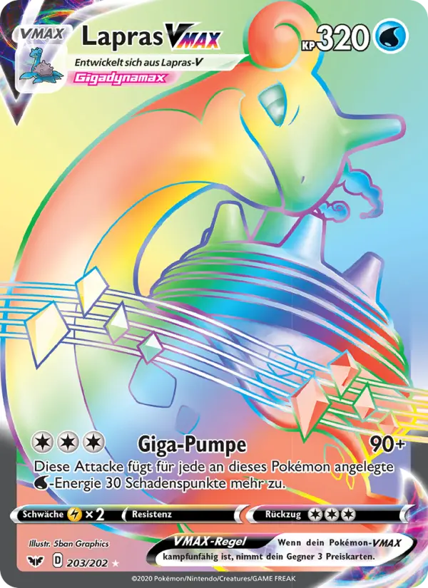 Lapras VMAX card image