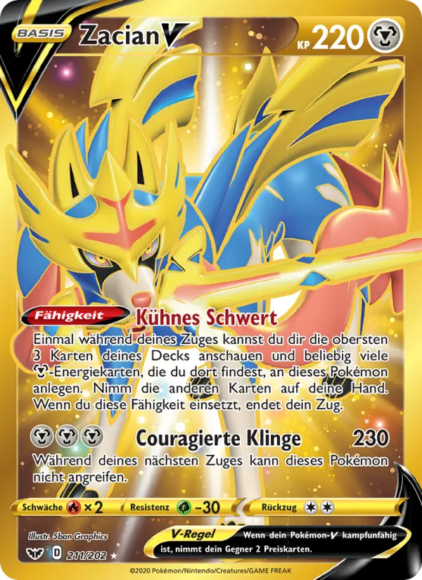 Zacian V card image