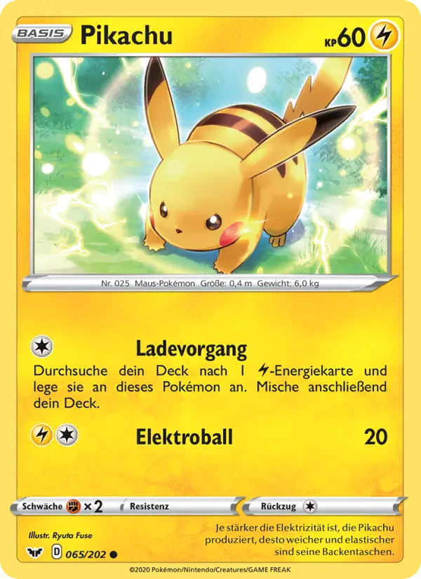 Pikachu card image